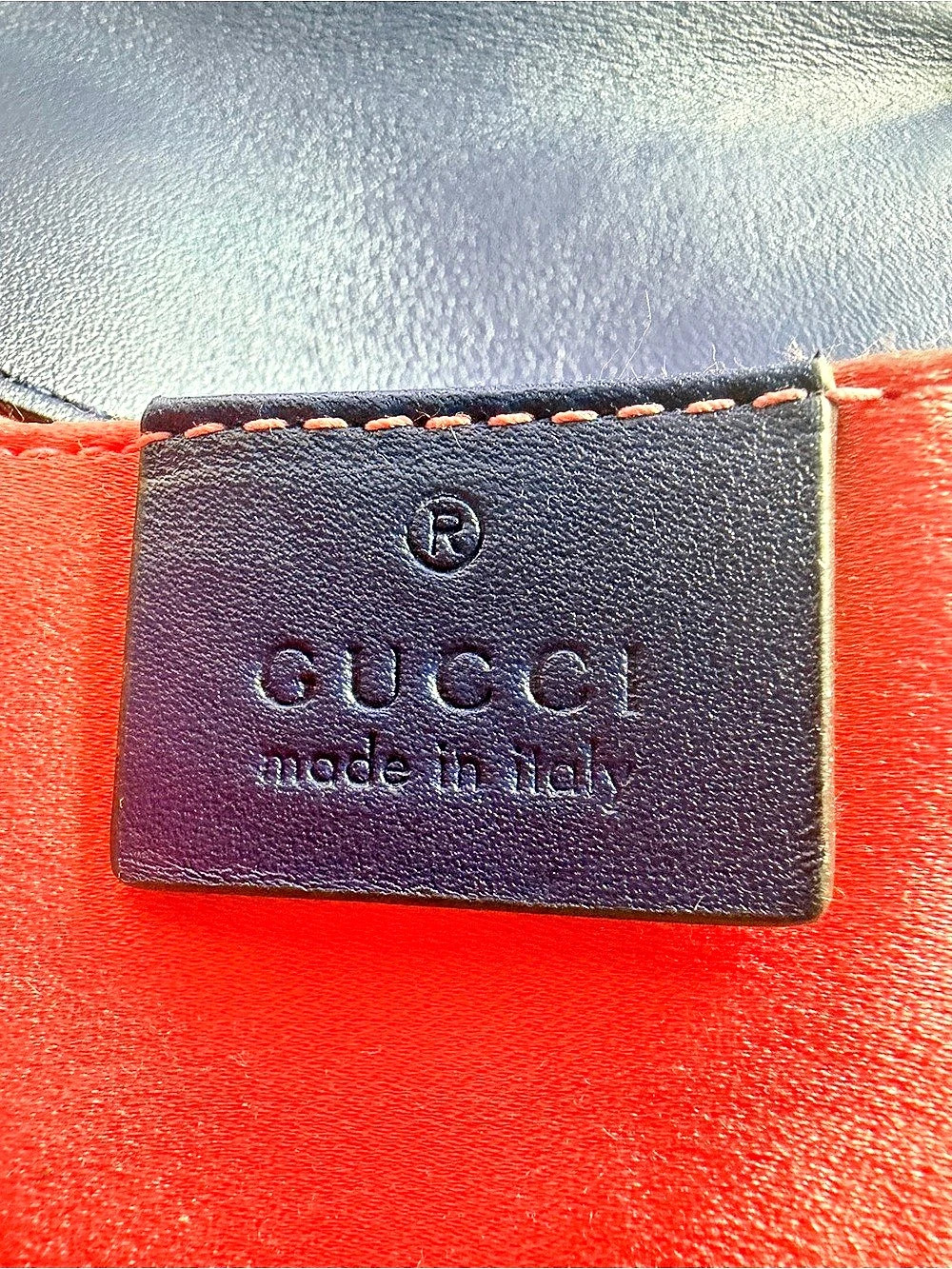 Gucci GG Marmont Velvet Small Shoulder Bag Blue - Picture 13 of 16